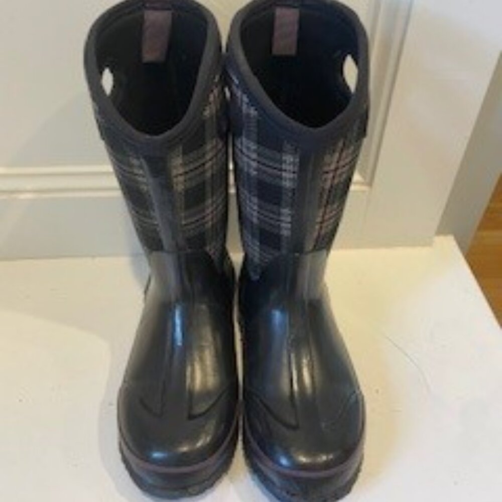 BOGS Classic Winter Plaid Waterproof Insulated Snow Boots (Size 5 youth) - Picture 6 of 6